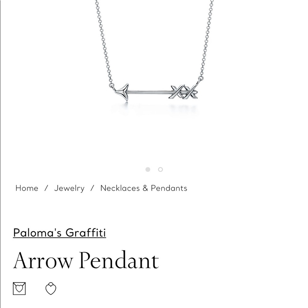 Tiffany Paloma’s Graffiti Arrow Pendant Necklace